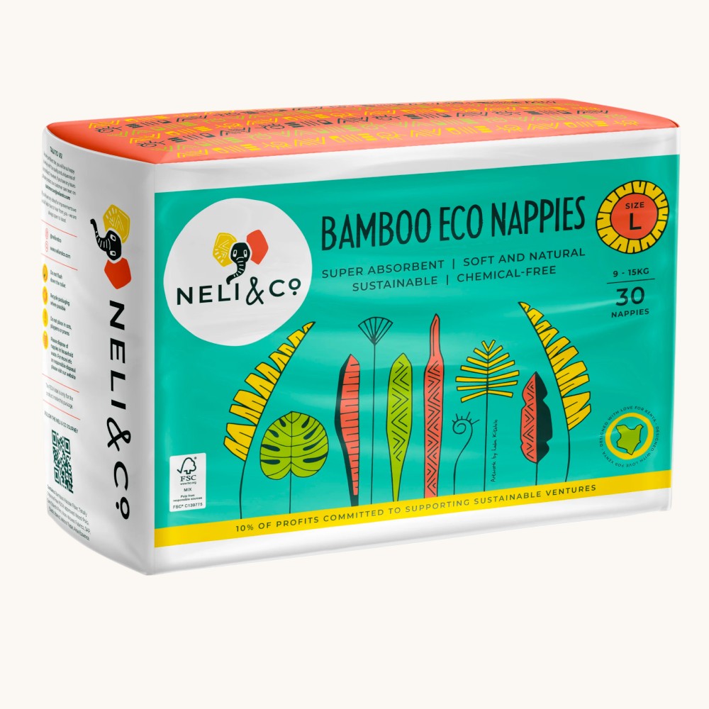 Baby Diapers - Neli & Co Bamboo Eco Nappies