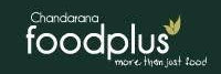 Chandarana Foodplus logo on a dark green background
